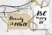 Luuna. Emotional Brush Font, a Script Font by Wewhitelist (Thumbnail 5 of 7)