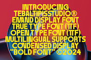 Emand - Sans Condensed Font, a Sans Serif Font by tebaltipislab (Thumbnail 10 of 15)