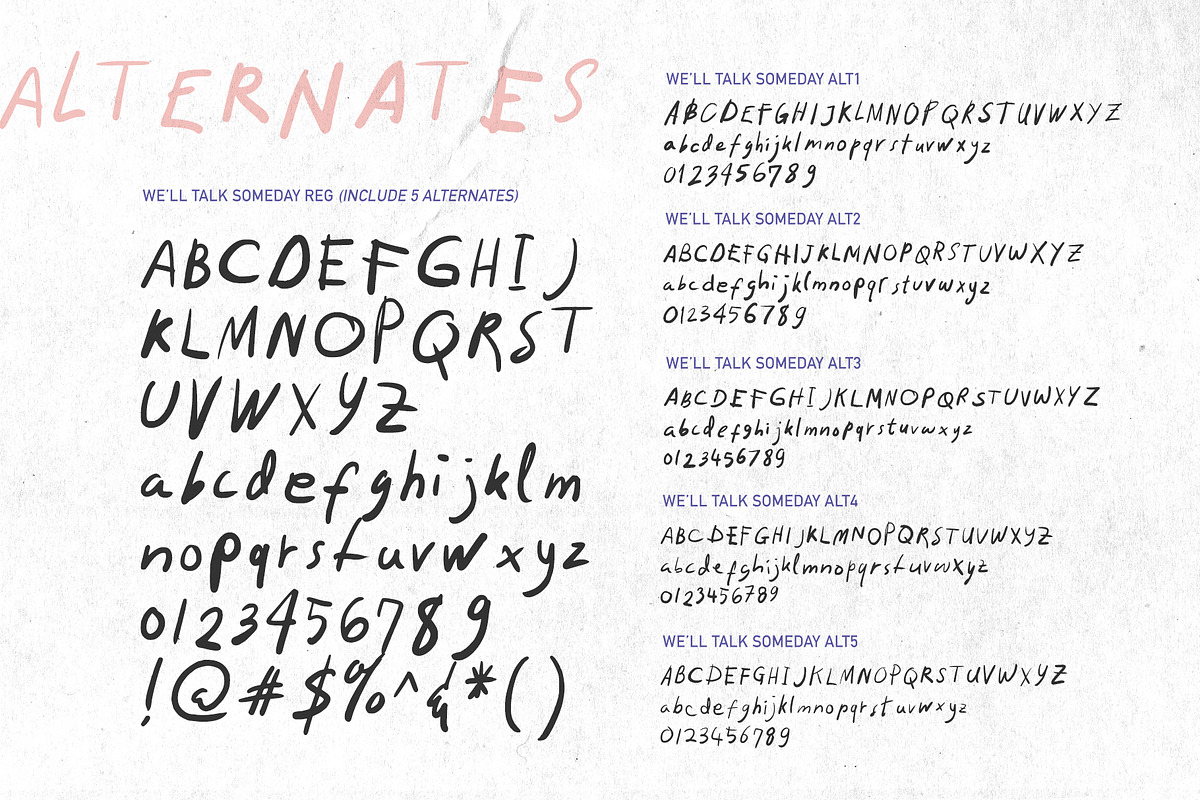 We'll Talk Someday Messy Handwritten, a Handwritten Font by Perplexitics (Photo 12 of 13)