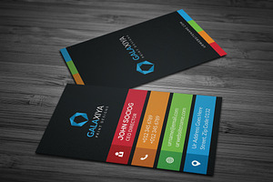 Colorful Vertical Business Cards