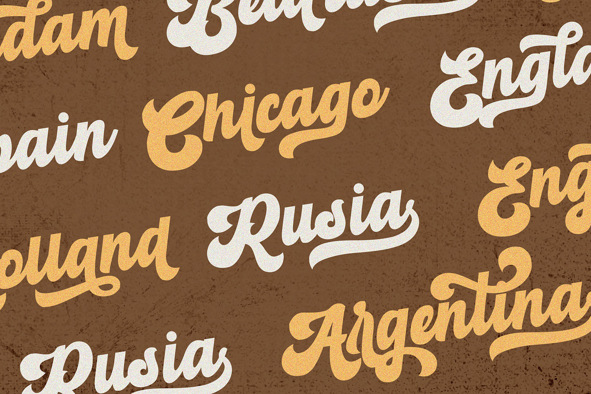 The Magniton - Retro Script, a Script Font by MJB Letters (Photo 8 of 10)