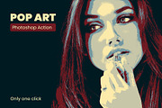 Pop Art Photoshop Action, an Action Add-On by PSD Action (Thumbnail 1 of 11)