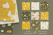 Autumn & Thanksgiving Pattern Set, a Decorative Illustration by Wild and Wonder by Ana (Thumbnail 5 of 13)