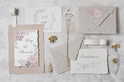Dusty pink watercolor floral set, a Graphic by TatiArti (Thumbnail 2 of 12)