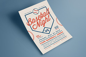 Baseball Night Flyer