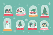 Winter Holiday Illustration, a Background Graphic by CreativeChristiana (Thumbnail 2 of 12)