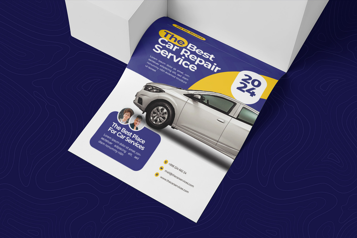 Car Services Flyer, a Flyer Template by Esensifiksi.studio (Photo 2 of 2)