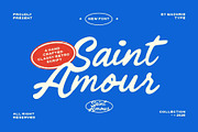 Saint Amour Duo Font, a Script Font by maghrib (Thumbnail 1 of 12)