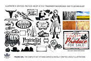 Prairie Girl Linocuts, a Graphic by WhiteRiverStudio (Thumbnail 4 of 10)