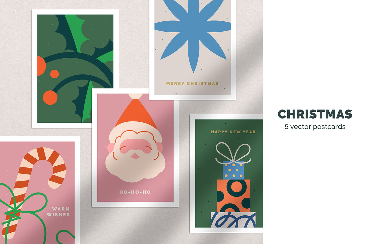 Christmas & New Year cards, posters, an Illustration by Good Studio (Photo 1 of 6)