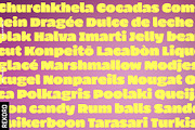 Magnesit Stencil Display Fonts, a Sans Serif Font by REKORD (Thumbnail 5 of 14)