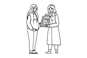 woman obstetricians maternity care, a Healthcare Illustration by pikepicture