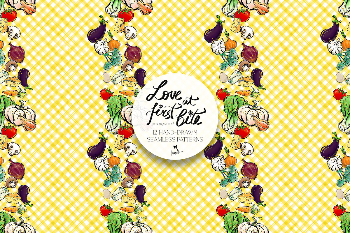Cooking Kitchen Seamless Patterns, a Pattern Graphic by KaramfilaS (Photo 13 of 17)