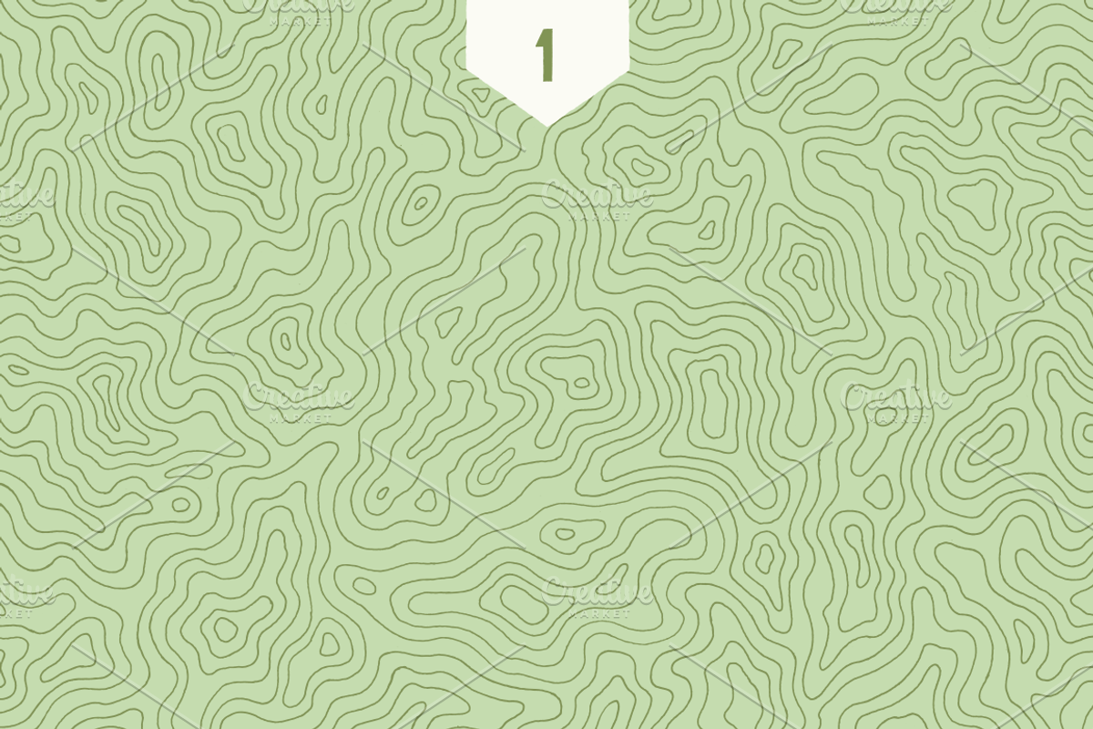 3 Topographic Elevation Maps, a Texture Graphic by GhostlyPixels