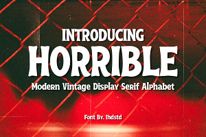Horrible Modern Vintage Display