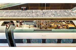 Roof equipment of a Siemens Velaro high-speed train at, a Transportation Photo by Leonid Andronov