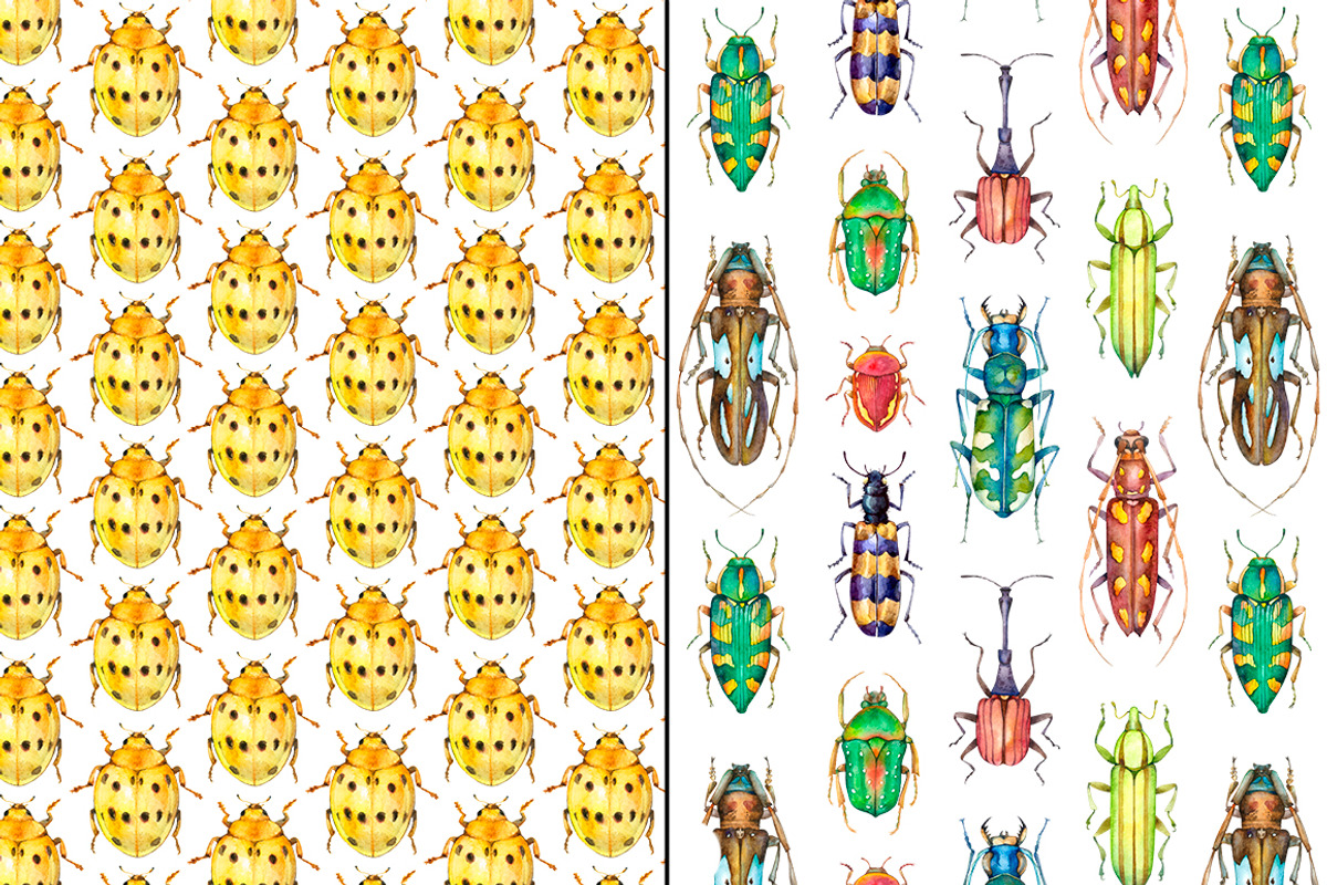 Beetles Watercolor collection, a Graphic by Green_leaf_17 (Photo 4 of 5)