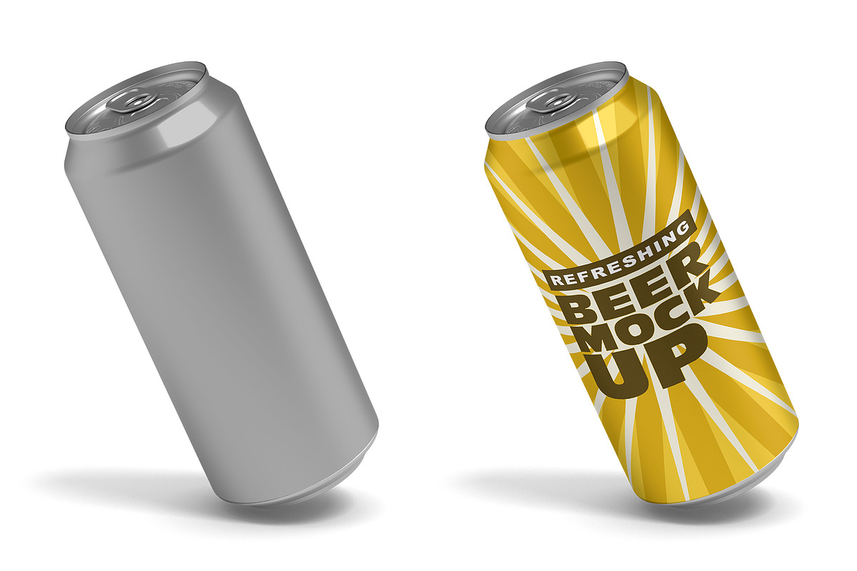 Beer Can Mockup, a Product Mockup by mockupbuys (Photo 6 of 9)