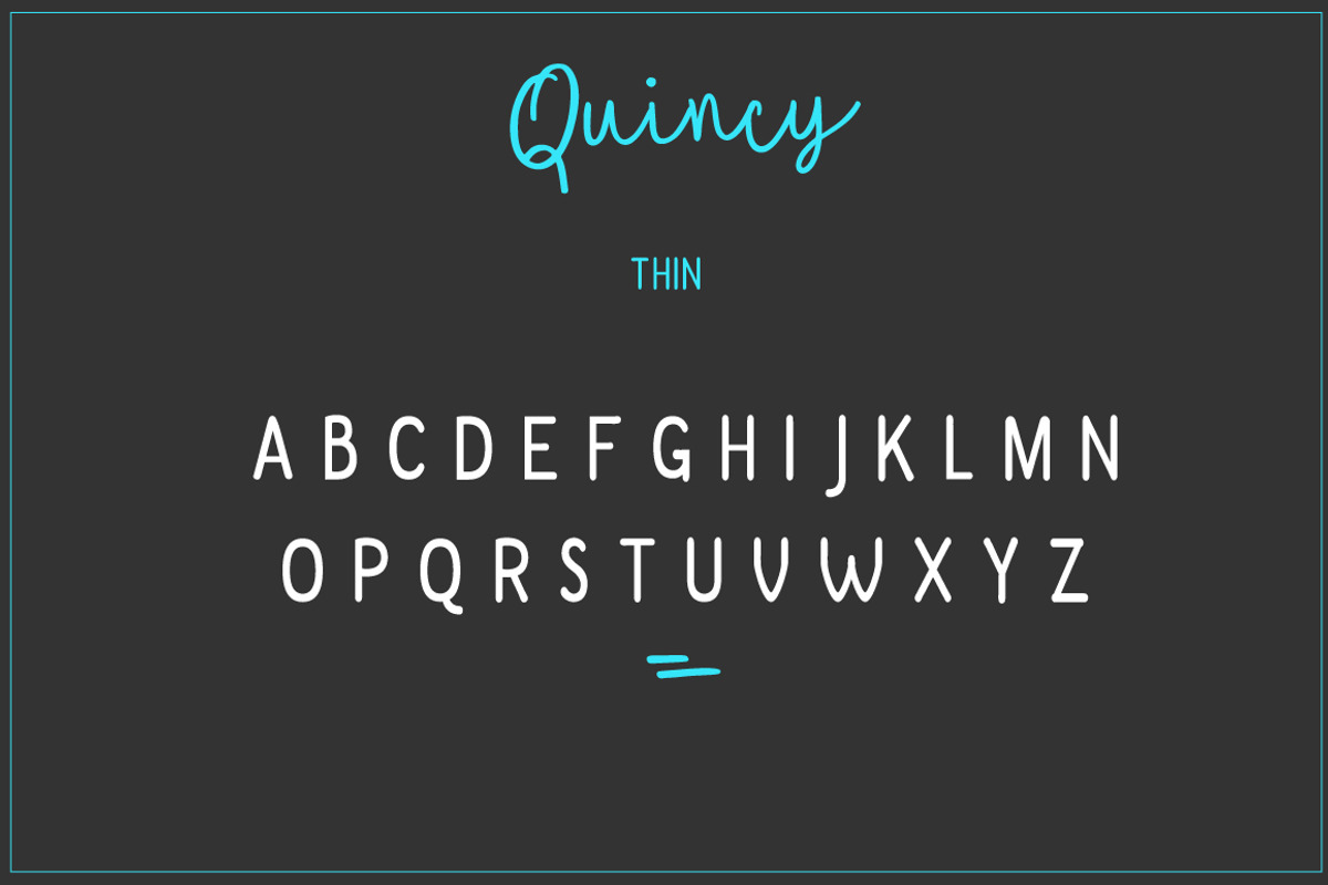 Quincy | Font Duo preview 7