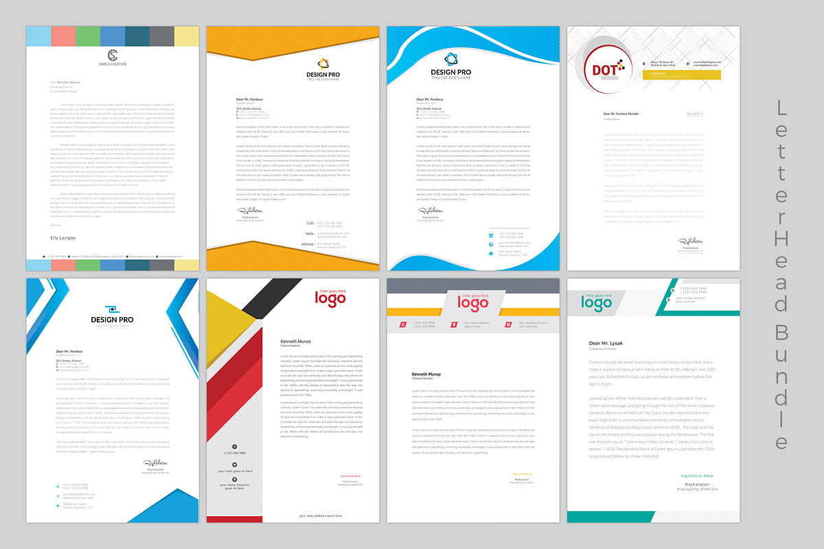 100+ Letterhead 97% Discount, a Stationery Template by ZAAS (Photo 7 of 12)