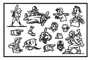 Cartoon Vintage Illustration, an Object Graphic by maghrib (Thumbnail 2 of 5)