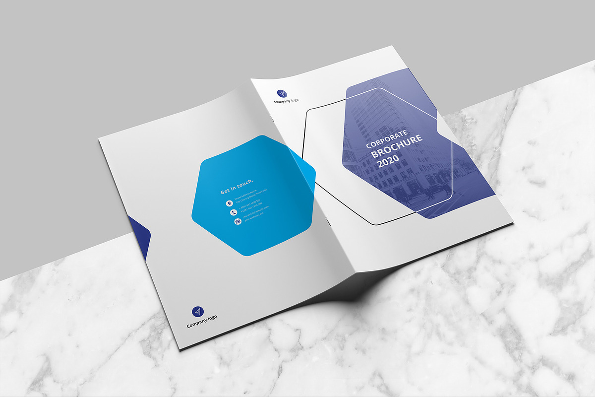 Company profile Template, a Brochure Template by Tanber Hossen (Photo 3 of 14)