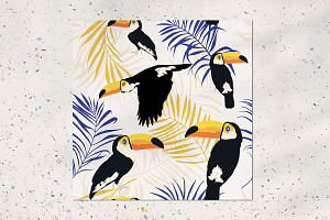 Toucan Seamless Pattern