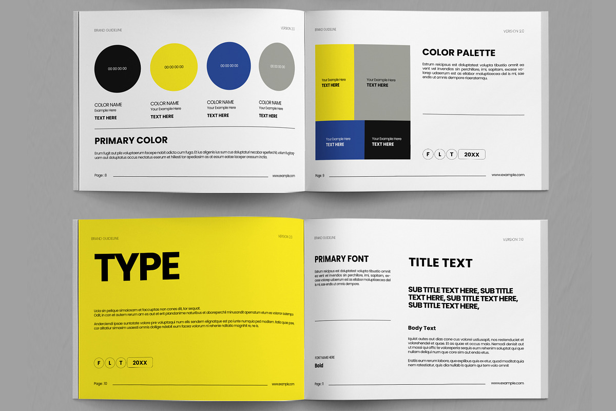 Corporate Brand Guideline, a Brochure Template by ContestDesign (Photo 4 of 5)