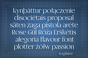 Fogthree & FogthreeACL, a Serif Font by glukfonts (Thumbnail 7 of 8)