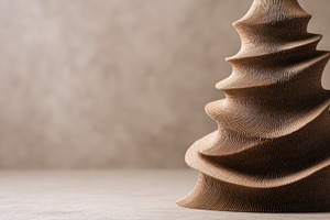 Chic wooden tree decor design, a Photo by Beautiful things