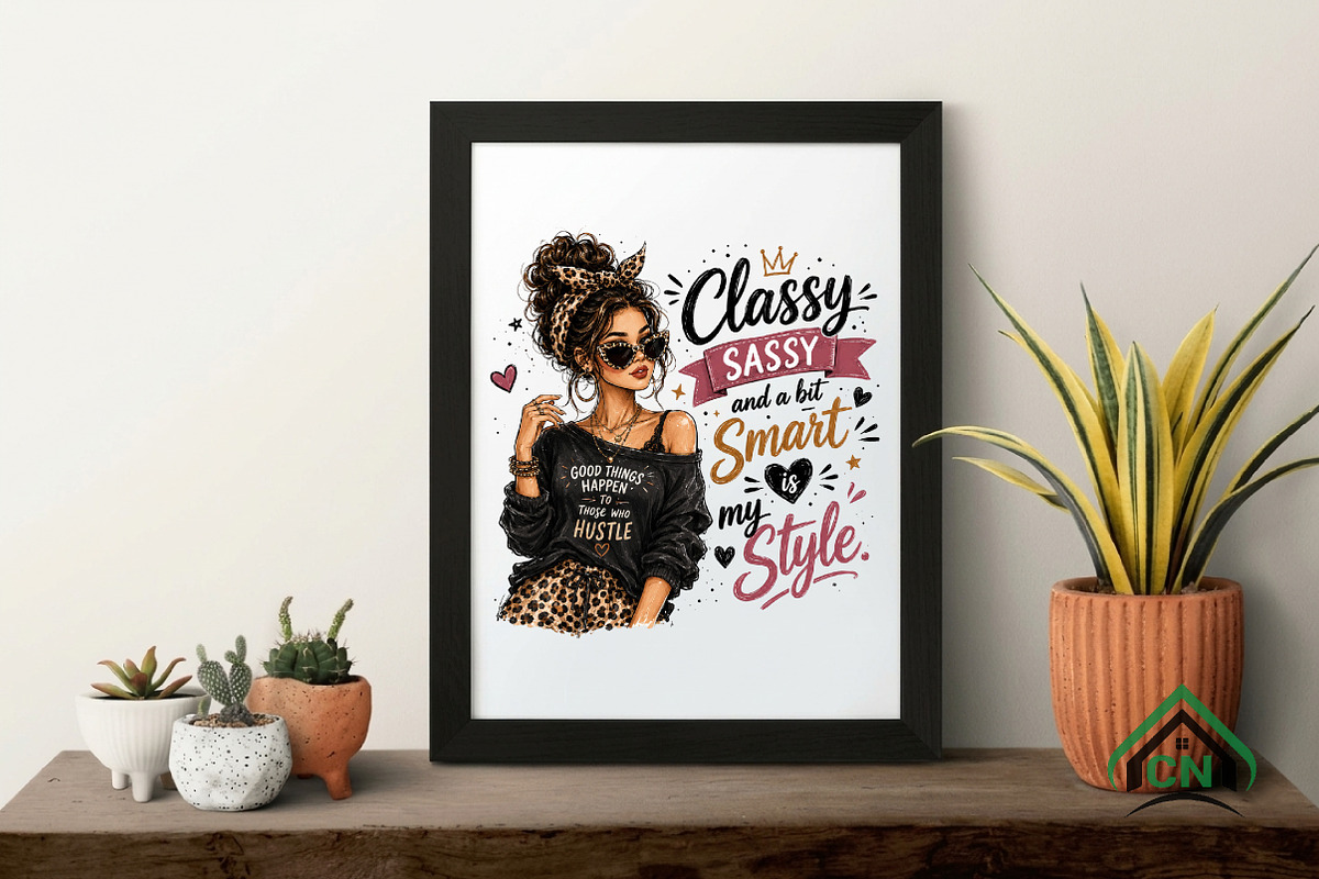 Classy Sassy and Smart PNG, a Seasonal Illustration by Craft Nest (Photo 4 of 6)