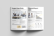 Annual Report Template, a Brochure Template by GoldenGrid Studio (Thumbnail 9 of 13)