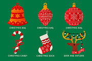 66 Christmas Design Elements, a Food Illustration by monkik (Thumbnail 4 of 16)