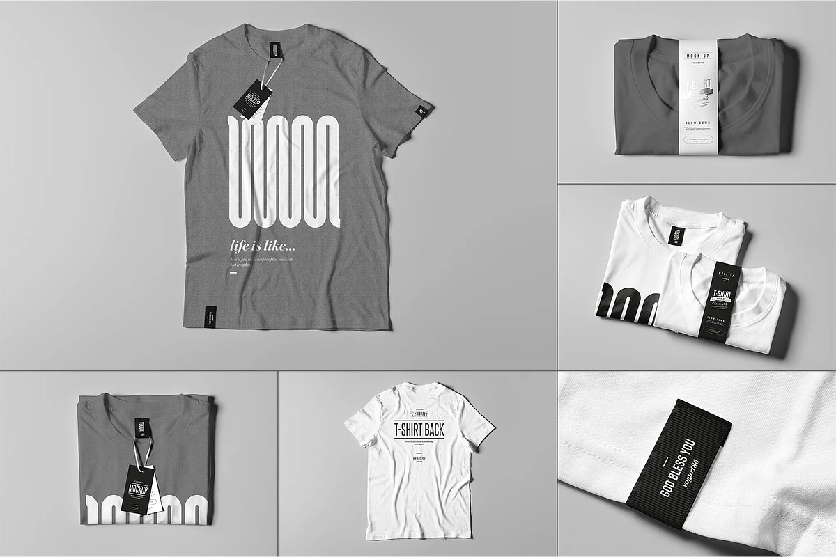 T-Shirt Mock-up, a Shirt Mockup by zippypixelstudio (Photo 1 of 11)
