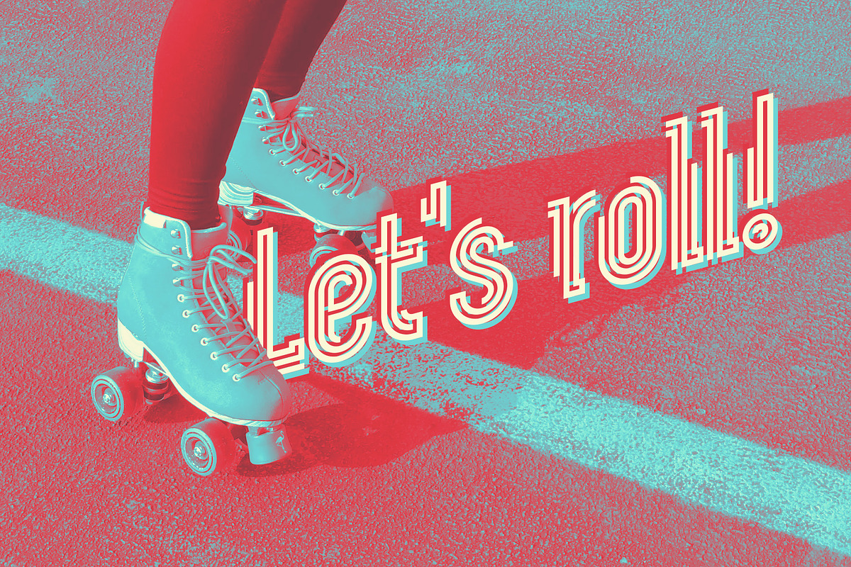 Chokana Glitch, a Sans Serif Font by NREY (Photo 4 of 6)