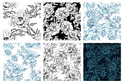 Peonies Line Art, a Decorative Illustration by Anastasia (Thumbnail 7 of 9)