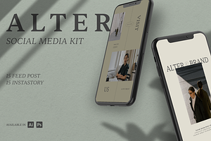 ALTËR - Stylish Social Media Kit