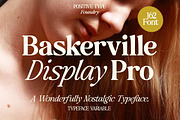 Baskerville Display Pro, a Serif Font by Positive TypeFoundry (Thumbnail 1 of 23)