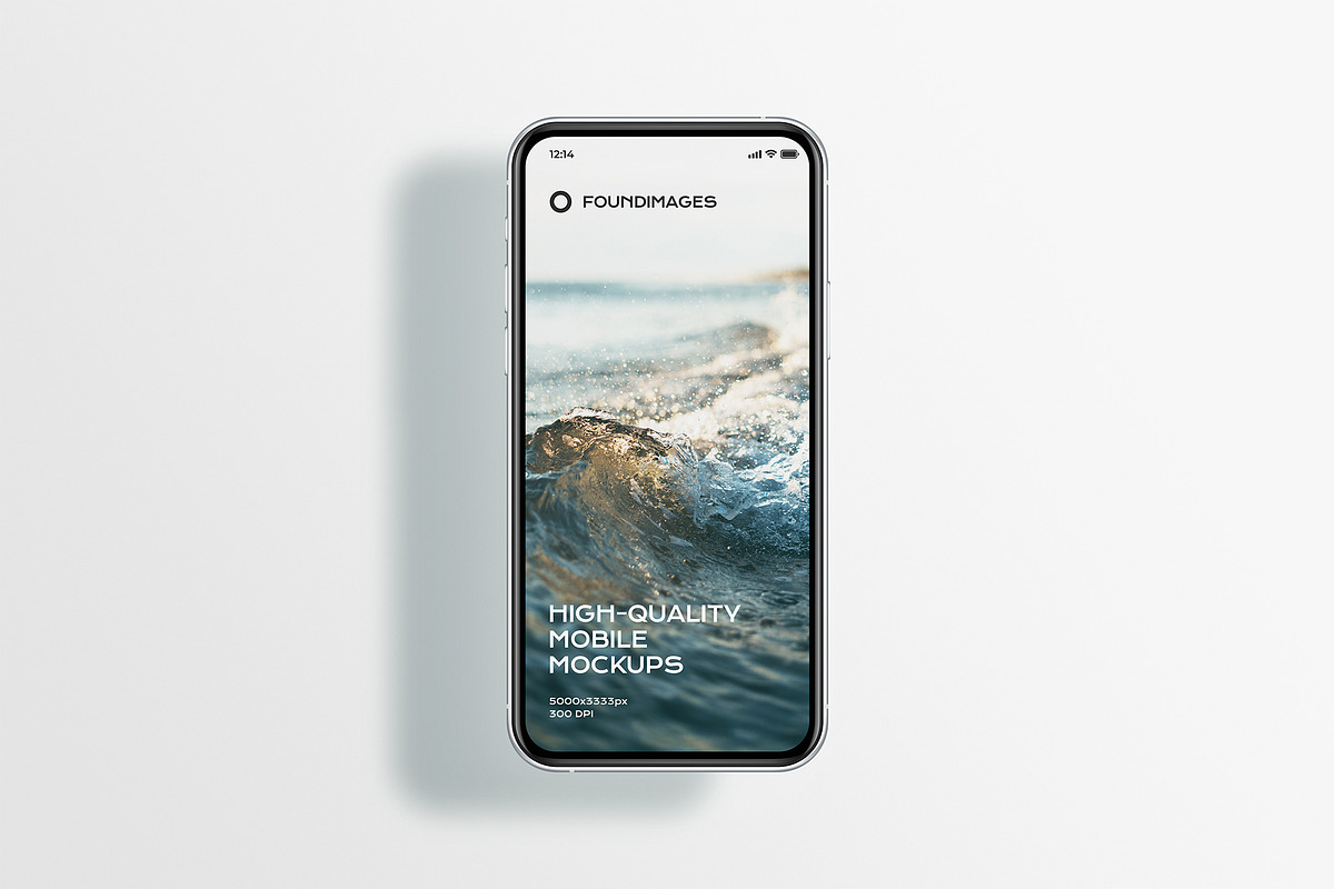72 iphone device mockup bundle, an iPhone Mockup by FoundImages (Photo 33 of 84)