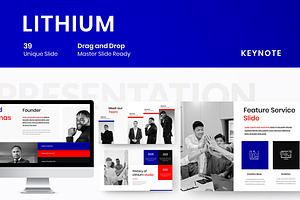 Lithium – Business Keynote Template, a Presentation Template by Dens Creative Studio