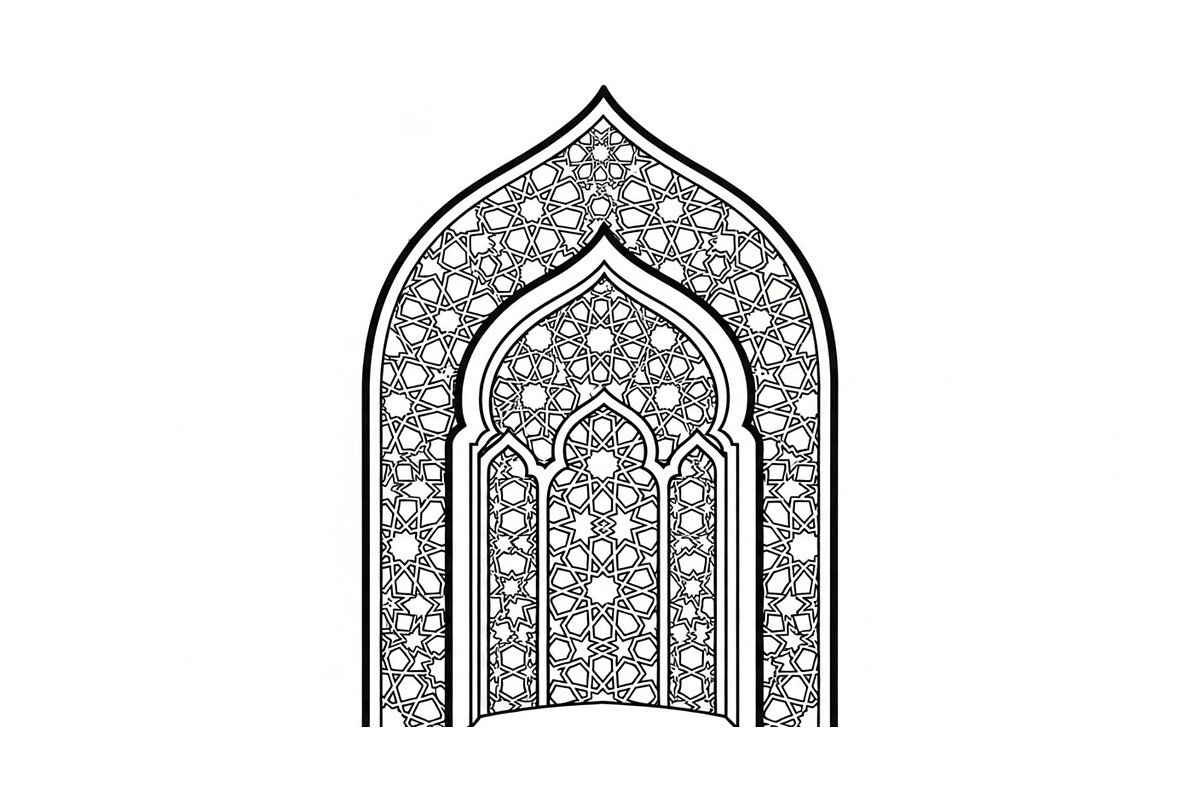 Islamic Arch Window Mandala Bundle, an Illustration by Artivon (Photo 23 of 45)