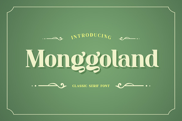Monggoland Elegant Serif Font preview 7