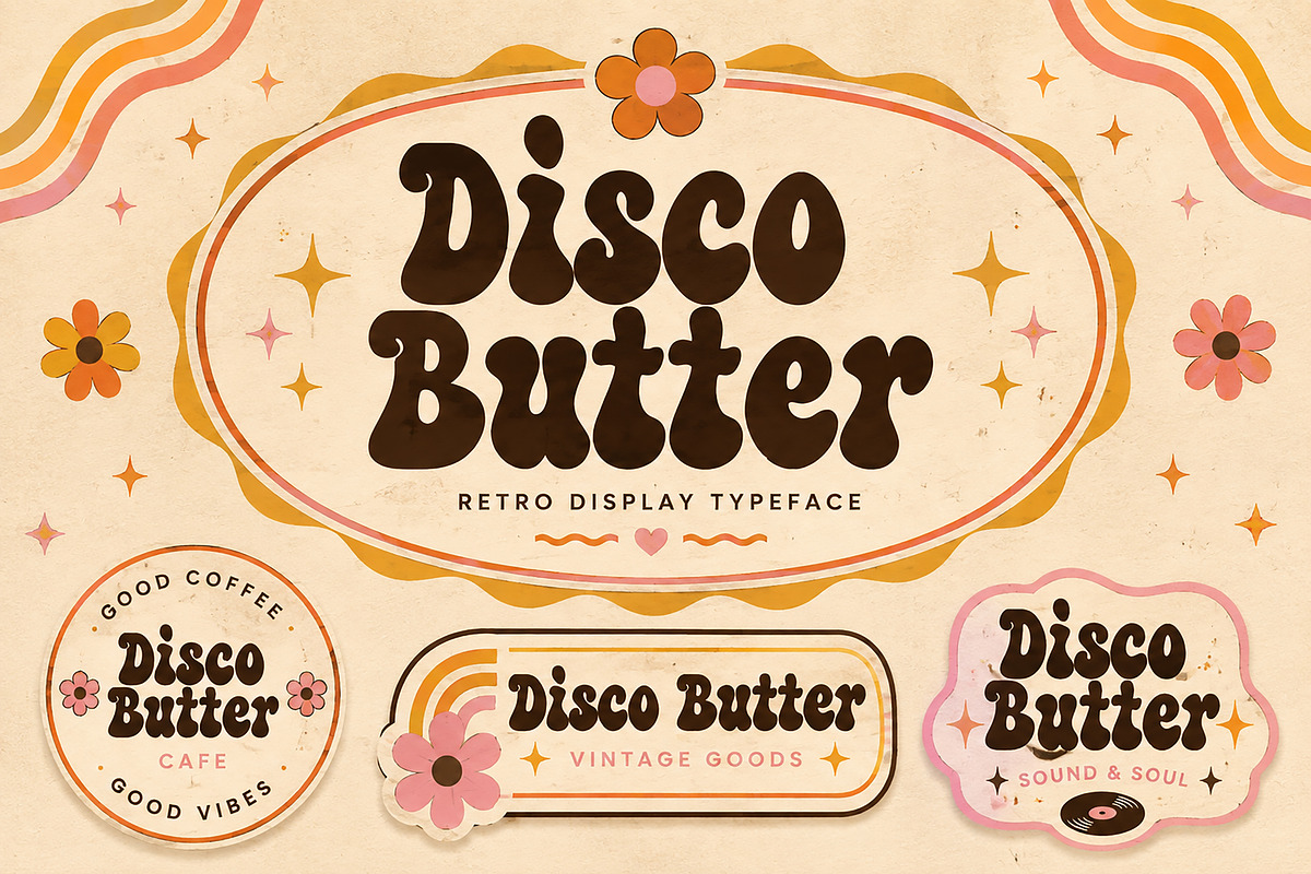 Disco Butter, a Script Font by Wow Magic (Photo 4 of 4)