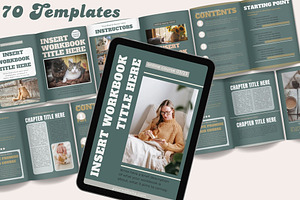 Course Workbook Canva Templates, a Templates & Theme by iloveTemplate