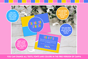 Colorful Thank You Card, a Card Template by SunshineStudioBoutique (Thumbnail 6 of 10)