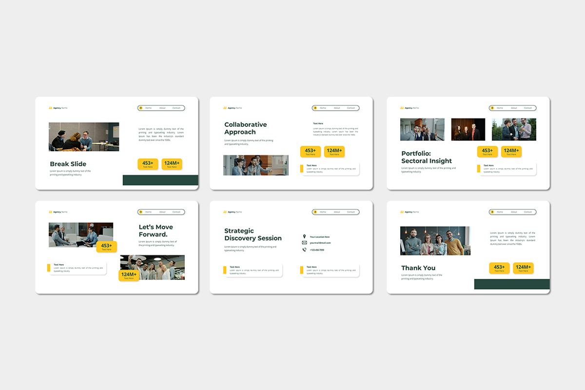 Professional Consulting Google Slide, a Presentation Template by Iqsiart Studio (Photo 3 of 3)