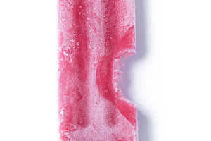 Red strawberry popsicles, a Food & Drink Photo by etorres69