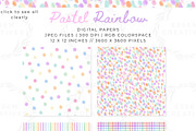 Pastel Rainbow Grandmillenial Frames, a Background Graphic by Essem Creatives (Thumbnail 2 of 6)