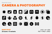 Camera & photography icons (Solid), a Solid Icon by Totto House (Thumbnail 1 of 3)