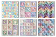 Pastel Throw Blanket Knitted Pattern, a Pattern Graphic by CreationArt (Thumbnail 3 of 6)
